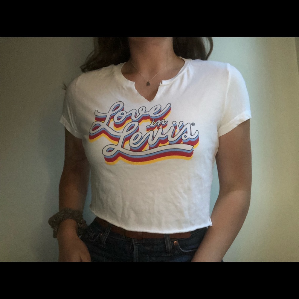 Thrifted Levi’s crop top